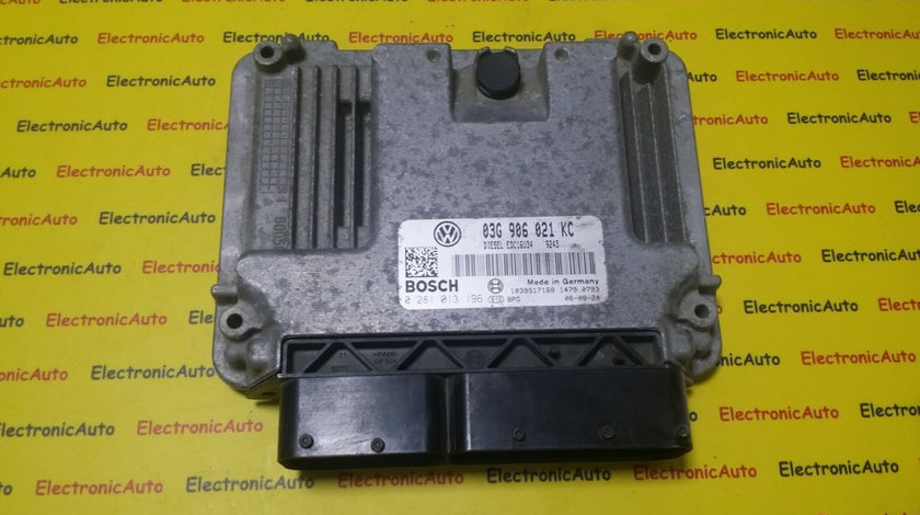 ECU Calculator motor VW TOURAN 1, 9 tdi 0281013196, 03G906021KC