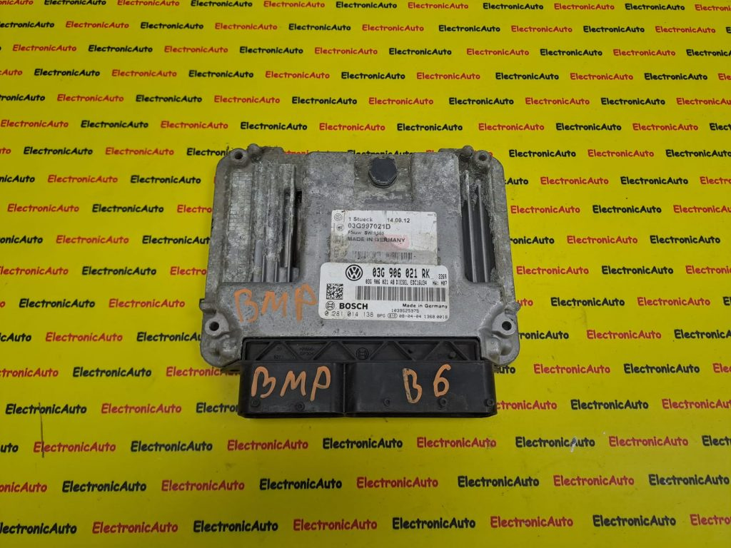 ECU Calculator motor VW Touran 1.9 tdi 03G906021RK, 0281014138