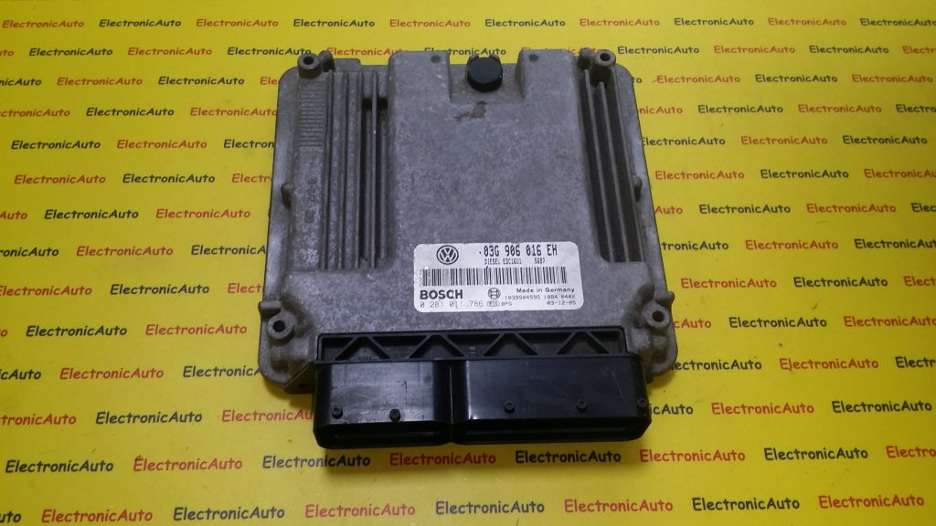 ECU Calculator motor VW Touran 2.0TDI, 0281011786, 03G906016EH,