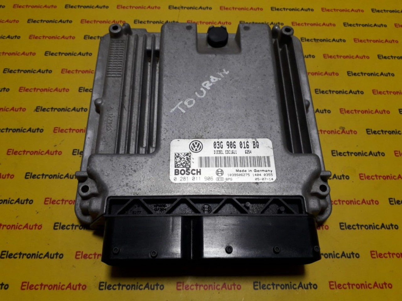 ECU Calculator motor VW Touran 2.0TDI, 0281011906, 03G906016BQ,