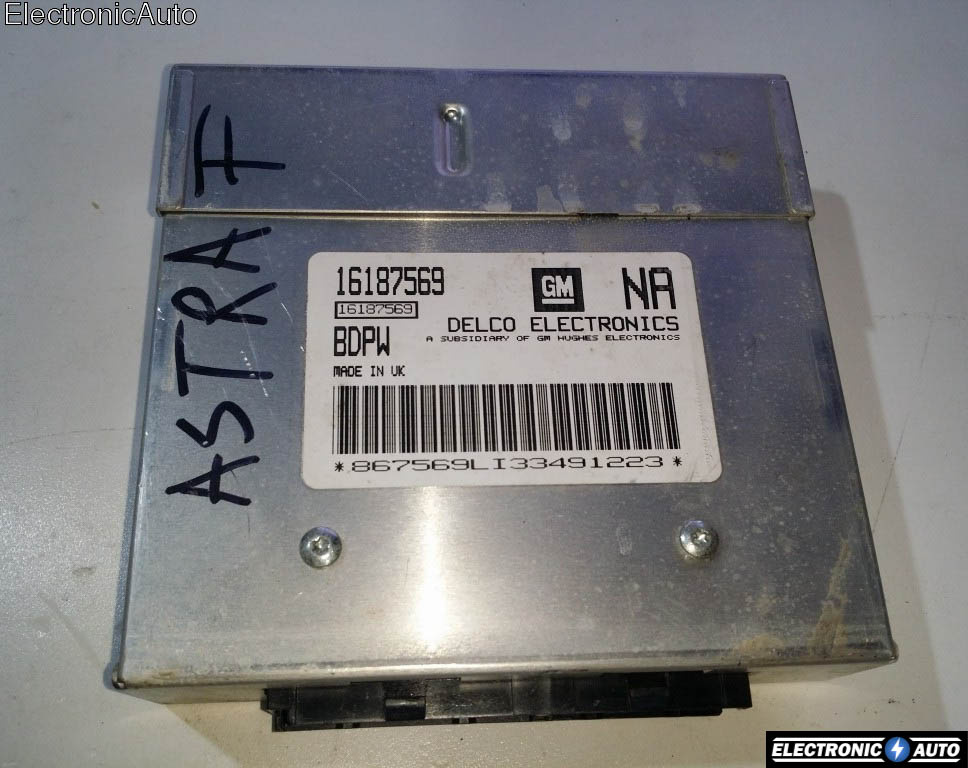 ECU Calculator Opel Astra 16187569 NA
