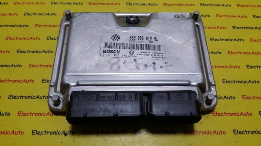 ECU Calculator Skoda Fabia, Seat Cordoba 1.9 tdi 0281012276 038906019NL