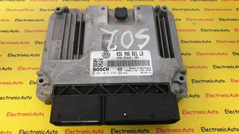 ECU Calculator Skoda Octavia 1.9 tdi 03G906021LB 0281013238