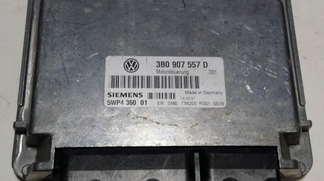 ECU CALCULATOR VW GOLF4 PASSAT B5 1.6 5WP436001 3B0907557D