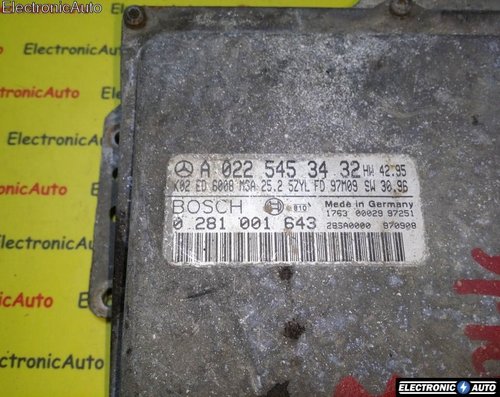 ECU CALCULATOR VW LT, SPRINTER 0281001643 A0225453432