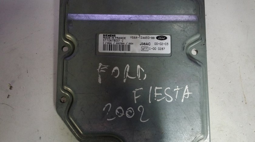 ECU Calculator YS6A12A650BB motor Ford Fiesta 1.25