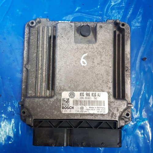 Ecu cod 03g906016aj 0281011730 seat leon 1p 2.0 tdi bkd 140 cai