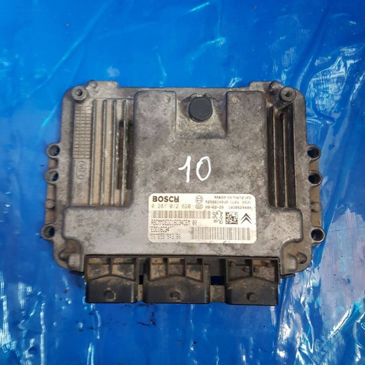 Ecu cod 9665594380 0281012620 peugeot partner 1.6 hdi