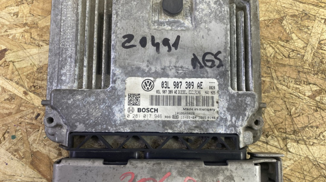ECU motor VW Passat B7 2.0TDI B7 Automat DSG combi 2012 (03L907309AE)