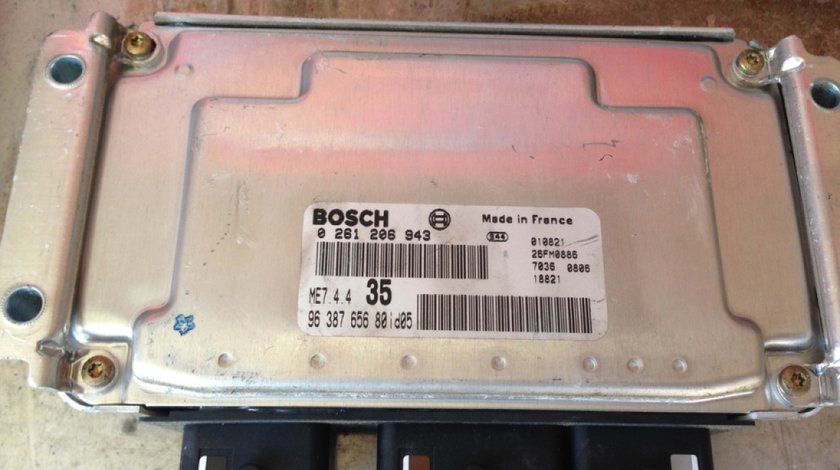 Ecu peugeot 307 1.6 16v nfu cod 9638765680 ME7.4.4 0261206942