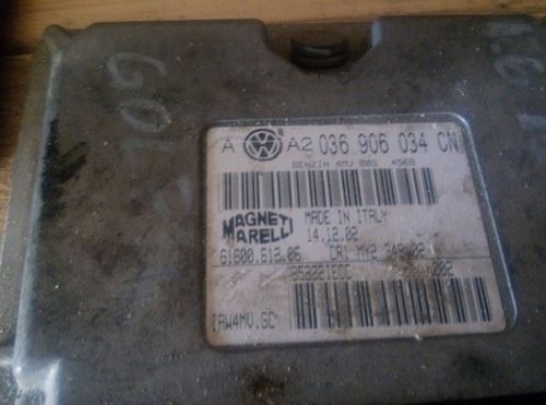 Ecu vw golf 4 bora 1.6 16v azd 105 cai cod 036906034cn