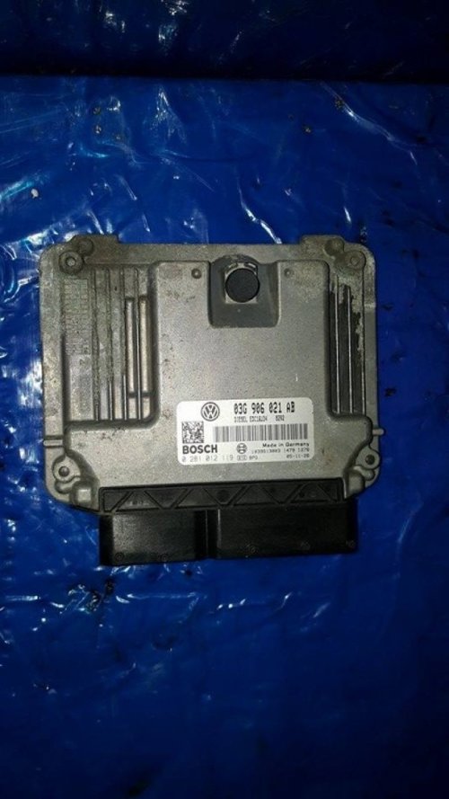 Ecu vw passat b6 2.0 tdi bmp cod 03g906021ab 0281012119