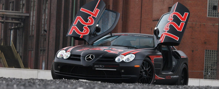 edo competition ne ispiteste cu un Mercedes SLR McLaren de 722 cai putere