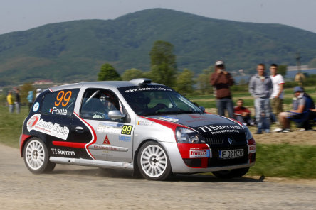 Edwin Keleti si Victor Ponta - Pe podium la Timis Rally 2009