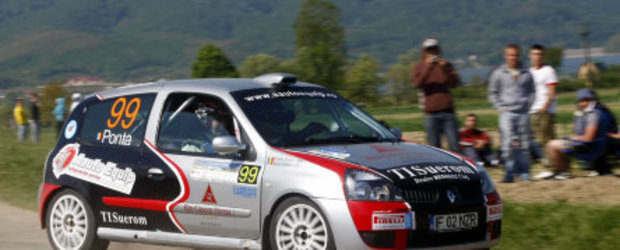 Edwin Keleti si Victor Ponta - Pe podium la Timis Rally 2009