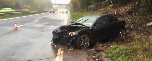 Efectele acvaplanarii: Ce se intampla cand derapezi la 110 km/h?