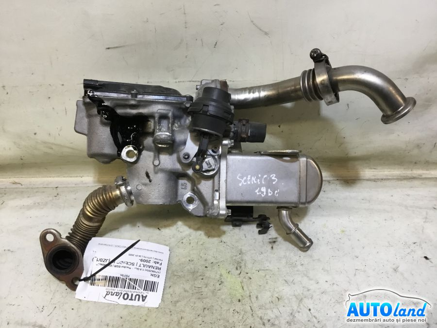 EGR 8200804050 17106293r 1.9 DCI + Racitor EGR Renault SCENIC III JZ0/1 2009