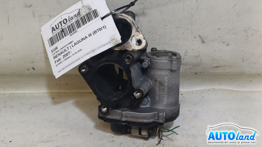 EGR A2c53179081 2.0 DCI Renault LAGUNA III BT0/1 2007