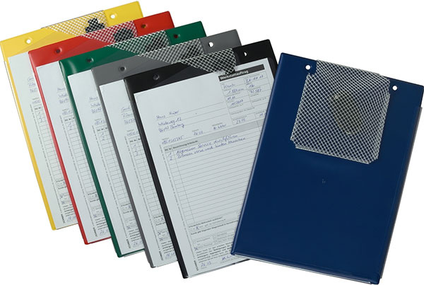 Eichner Set 10 Buc Mapa Service Edge Cu Buzunar Cheie A4 Gri E-9015-00269