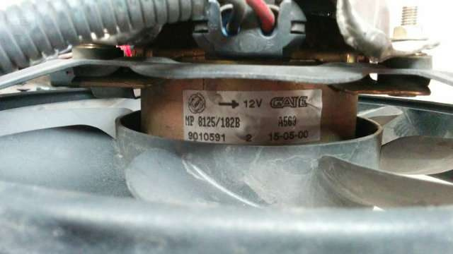 ELECTRO VENTILATOR FIAT DOBLO MP8125 182B / MP8125182B / 9010591MP8125 182B / MP8125182B / 9010591