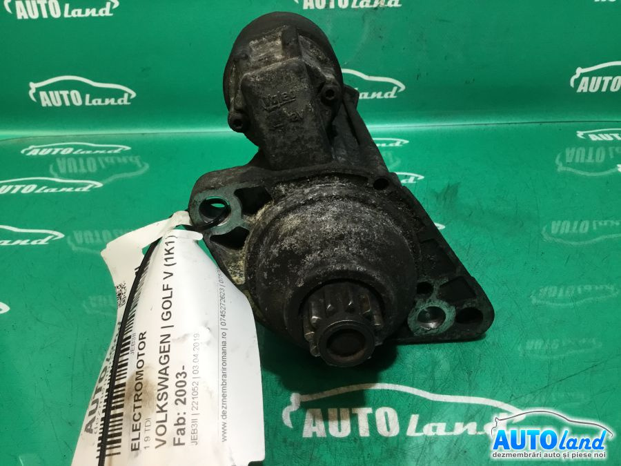 Electromotor 02z911023h 1.9 TDI Volkswagen GOLF V 1K1 2003
