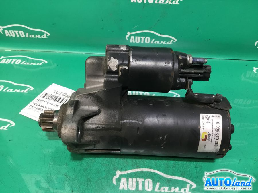 Electromotor 0986020280 1.9 TDI Volkswagen GOLF V 1K1 2003