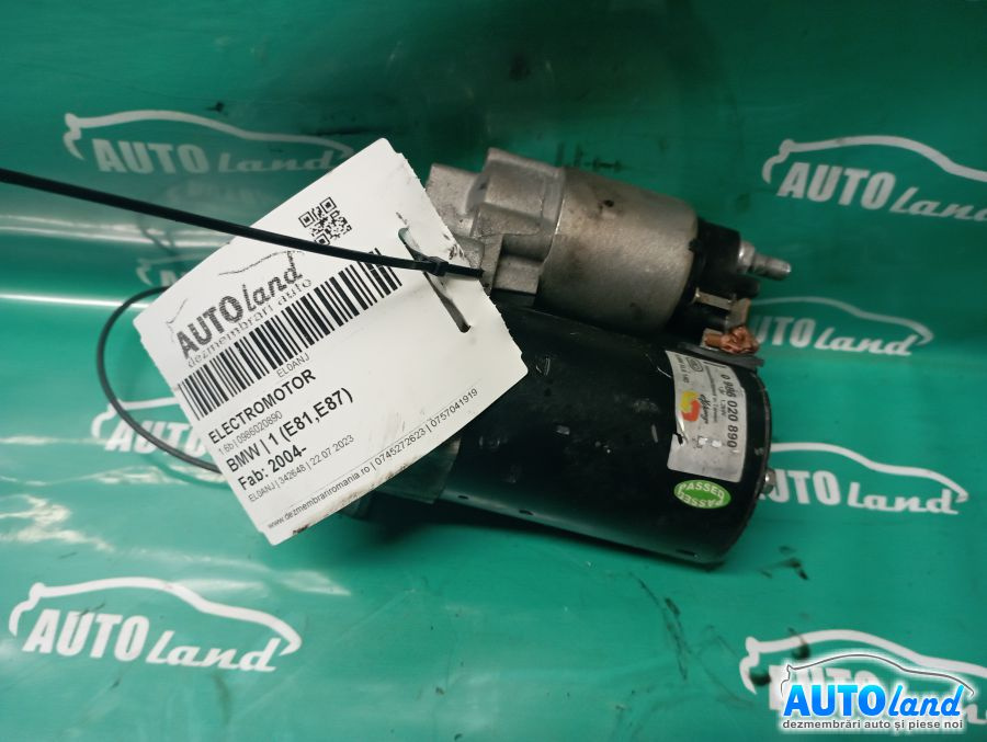 Electromotor 0986020890 1.6b BMW 1 E81,E