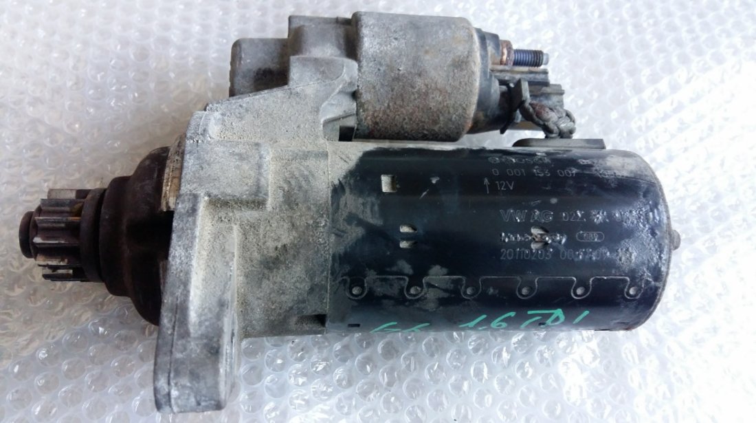 Electromotor 1.6 tdi vw golf 6 touran 1t3 audi a1 a3 fabia 2 0001153007 02z911024h start-stop