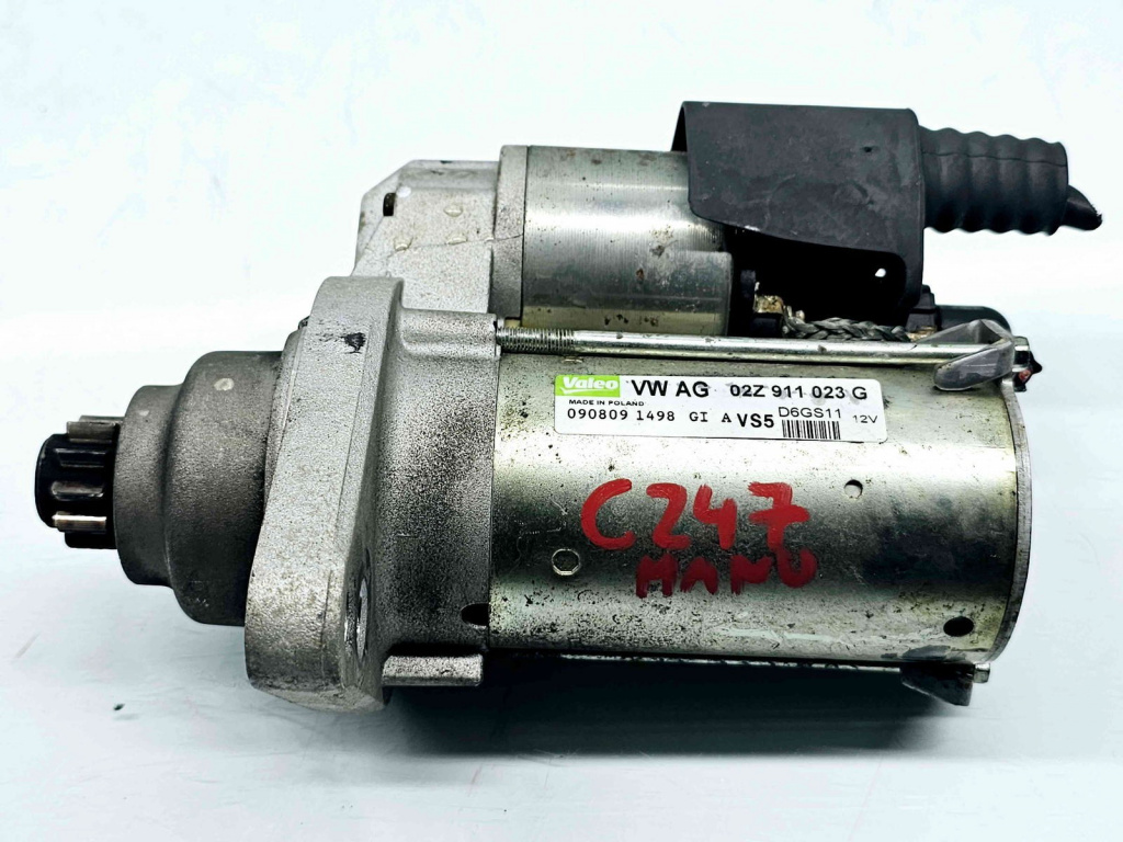 Electromotor 10 dinti AUDI A3 Sportback (8PA) [Fabr 2004-2013] 02Z911023G 1.4 Benz CAXA90KW / 122CP 1.4 Benz CAXA90KW / 122CP