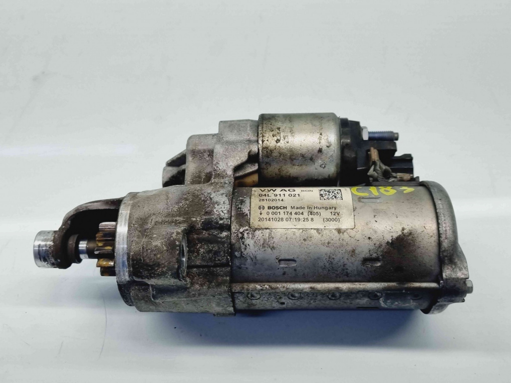 Electromotor 10 dinti Audi A4 (8K2, B8.5) Facelift [Fabr 2008-2015] 04L911021 0001174404 2.0 TDI CNHC 120KW / 163CP 2.0 TDI CNHC120KW / 163CP