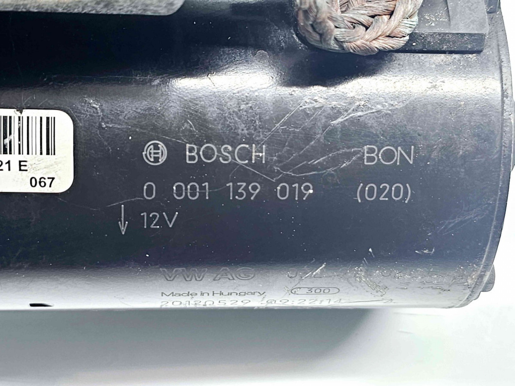 Electromotor 10 dinti AUDI A4 (8K2, B8) [Fabr 2008-2015] 03L911021E 0001139019 2.0 TDI CGLB125KW / 170CP