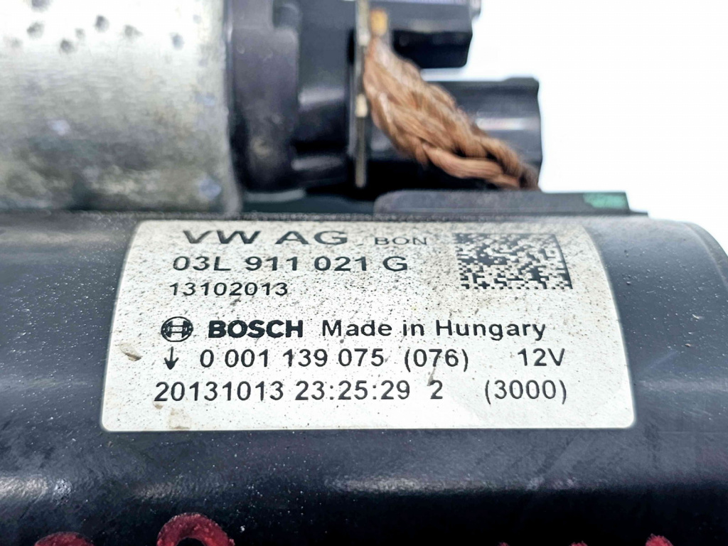 Electromotor 10 dinti Audi A5 Sportback (8TA) [Fabr 2009-2015] 03L911021H 2.0 TDI CGLC130KW / 177CP
