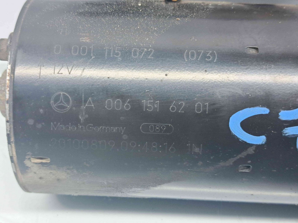 Electromotor 10 dinti Mercedes Clasa C (W204) [Fabr 2007-2014] A0061516201 3.0 CDI 642830 3.0 CDI 642830165KW / 224CP