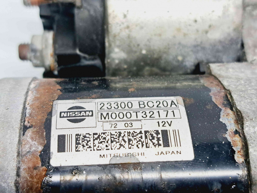 Electromotor 10 dinti Nissan Note 1 [Fabr 2006-2011] 23300-BC20A 1.6 HR16DE 1.6 HR16DE77KW / 105CP
