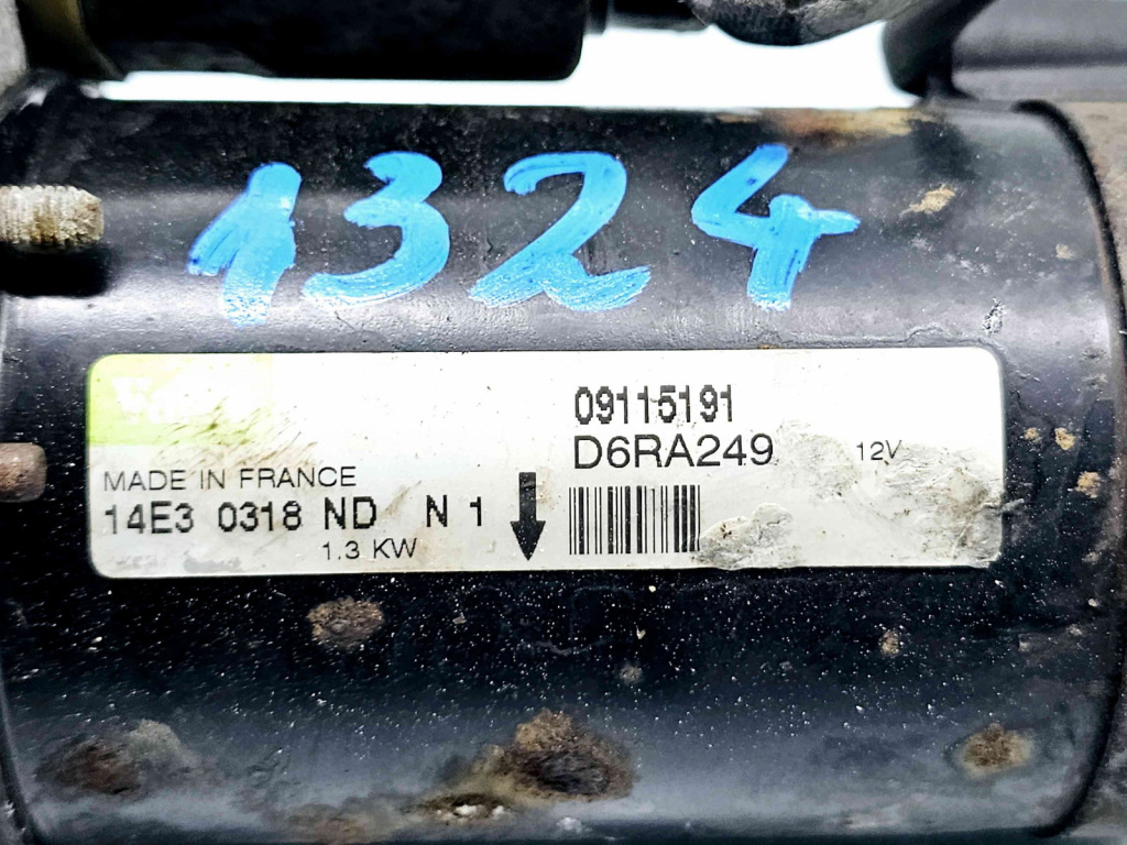 Electromotor 10 dinti Opel Corsa C (F08, F68) [Fabr 2000-2005] 09115191 1.2 Benz Z12XE55KW / 75CP 1.2 Benz Z12XE55KW / 75CP 1.2 Benz Z12XE55KW / 75CP