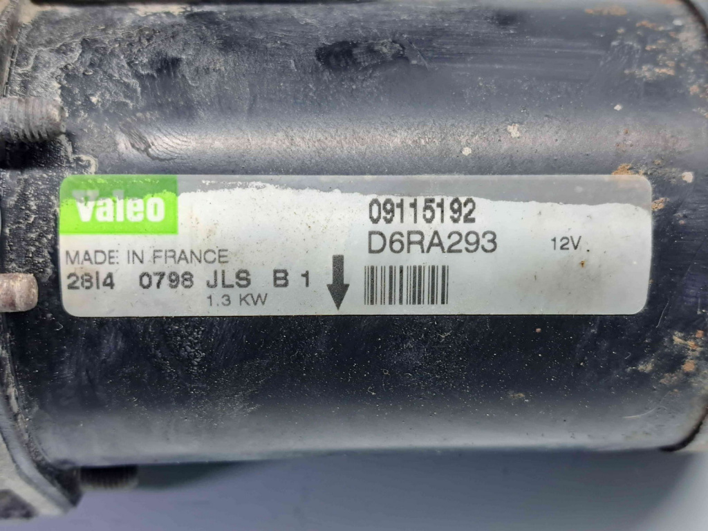 Electromotor 10 dinti Opel Corsa C (F08, F68) [Fabr 2000-2005] 09115192 1.6 Benz Z16XEP77KW / 100CP