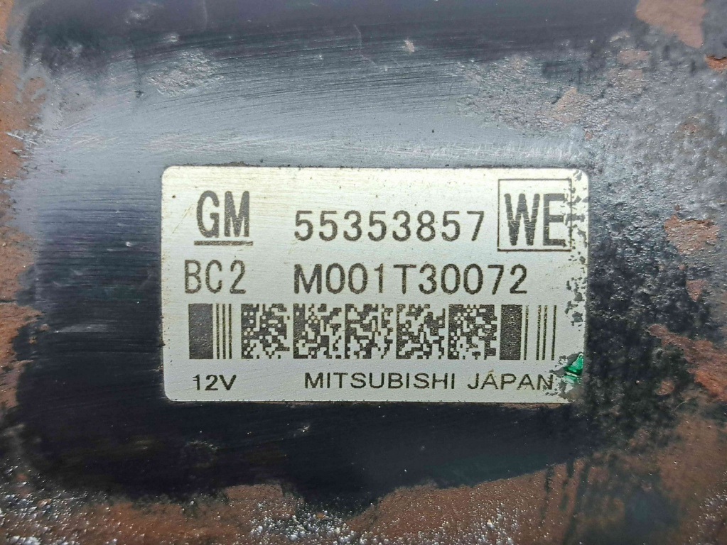 Electromotor 10 dinti Opel Insignia A [Fabr 2008-2016] 55353857 2.0 TDI A20DTH 2.0 TDI A20DTH110KW / 150CP