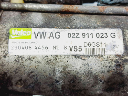Electromotor 10 dinti Volkswagen Eos (1F7, 1F8) [Fabr 2006-2015] 02Z911023G 1.4 Benz CAXA 90KW / 122...