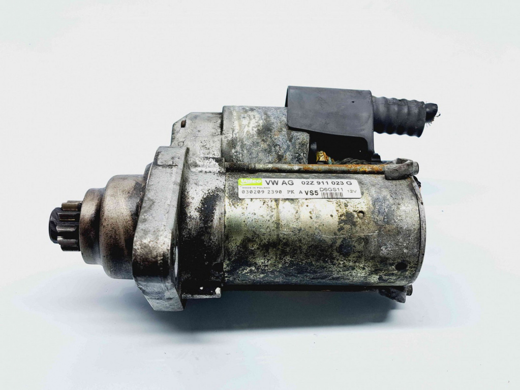 Electromotor 10 dinti Volkswagen Golf 6 (5K1) [Fabr 2009-2013] 02Z911023G 1.4 Benz CAXA 90KW / 125CP 1.4 Benz CAXA90KW / 125CP