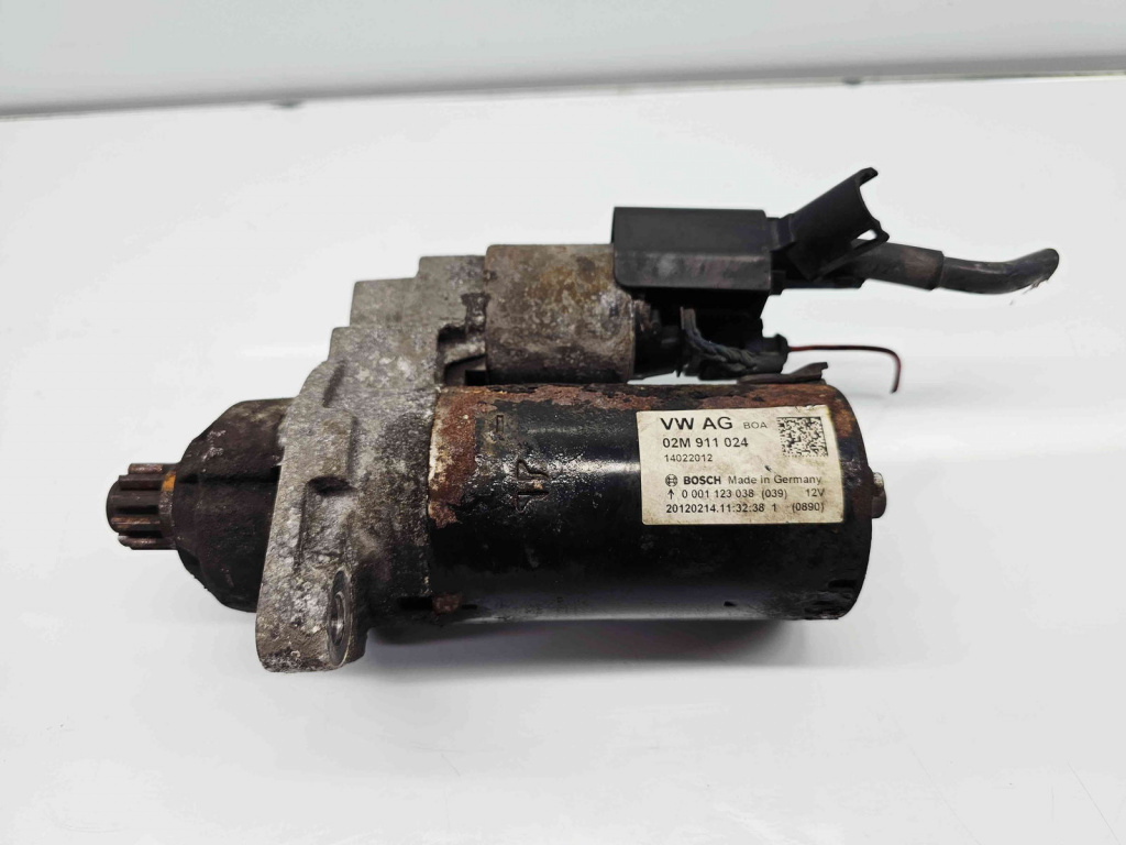 Electromotor 10 dinti Volkswagen Transporter 5 Facelift [Fabr 2004-2013] 02M911024 2.0 TDI CAAC103KW / 140CP