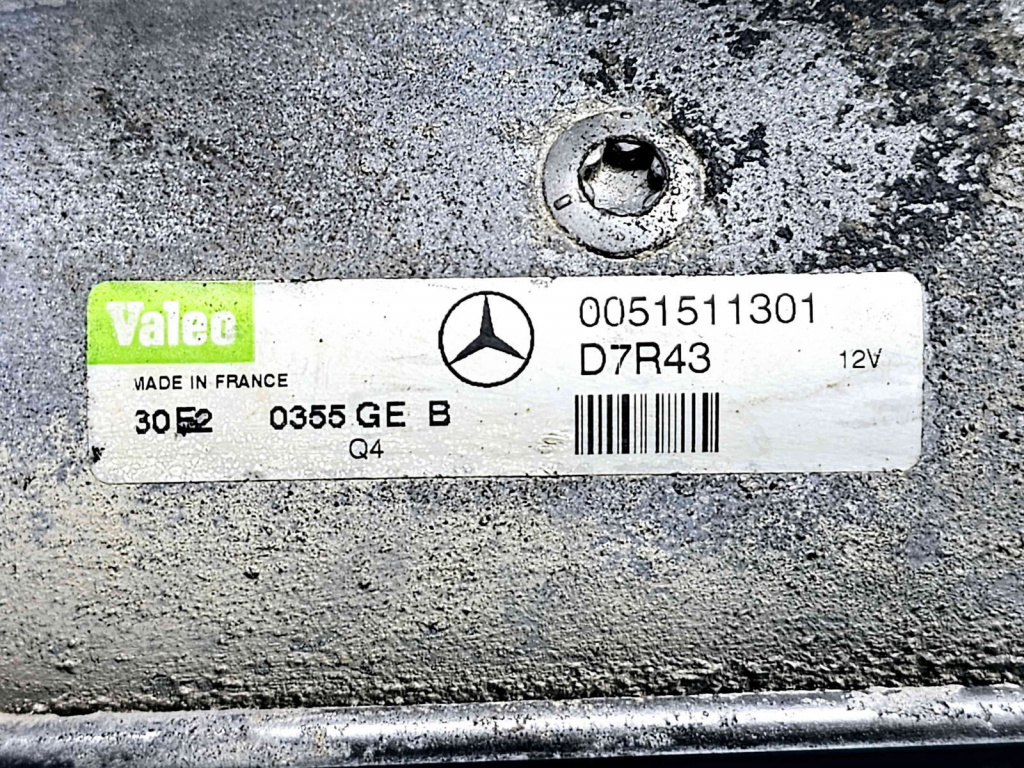 Electromotor 11 dinti Mercedes Clasa C (W203) [Fabr 2000-2007] 0051511301 2.2 CDI 61198060KW / 82CP 2.2 CDI 61198060KW / 82CP