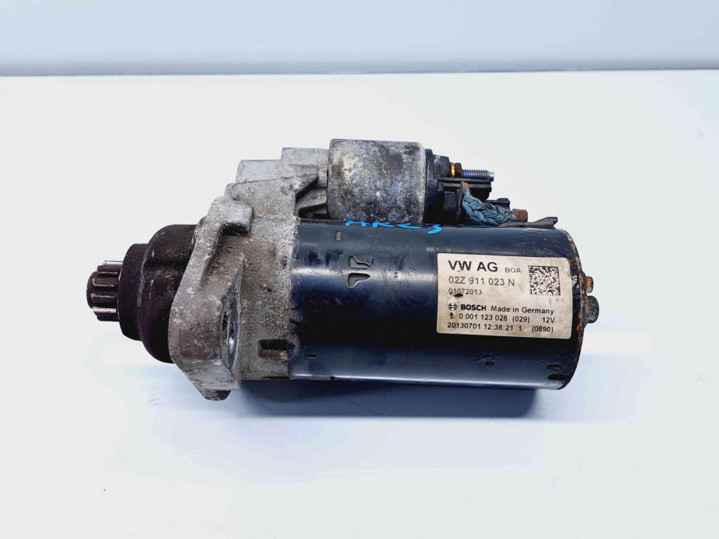 Electromotor 11 dinti Skoda Rapid (NH3) [Fabr 2012-2019] 02Z911023N 1.6 TDI CAYC 77KW / 105CP 1.6 TDI CAYC77KW / 105CP