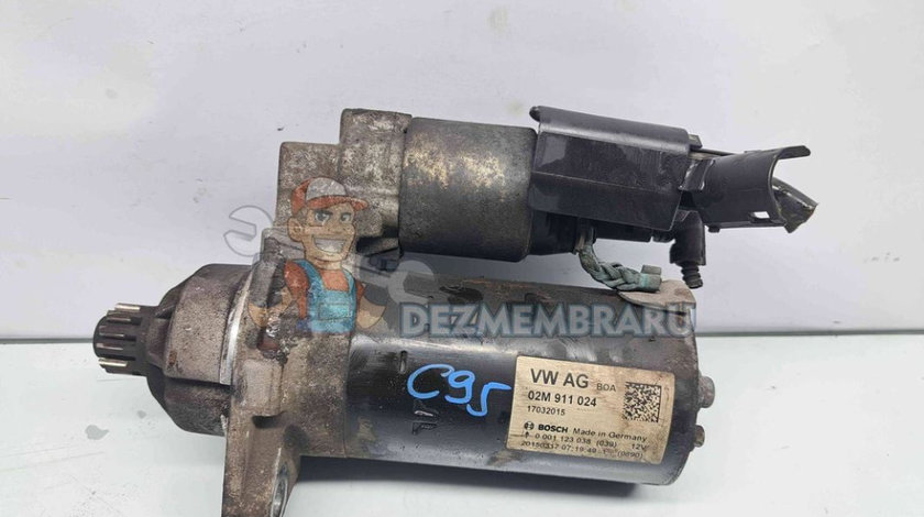 Electromotor 11 dinti Volkswagen Caddy 3 Maxi Furgon (2CH) [Fabr 2007-2015] 02M911024 2.0 TDI CFHC