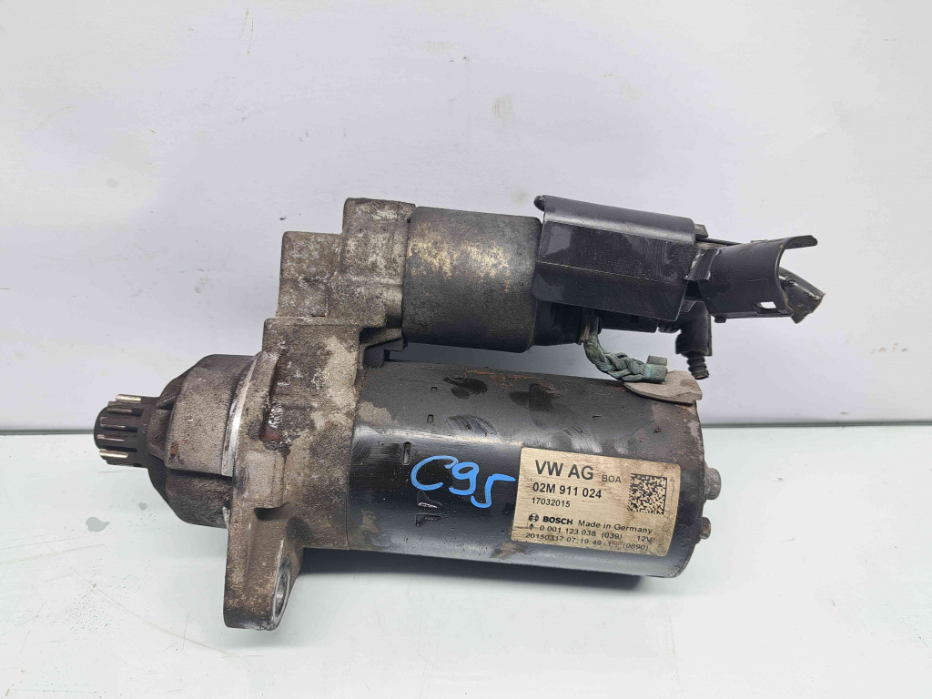 Electromotor 11 dinti Volkswagen Caddy 3 Maxi Furgon (2CH) [Fabr 2007-2015] 02M911024 2.0 TDI CFHC 103KW / 140CP 2.0 TDI CFHC103KW / 140CP