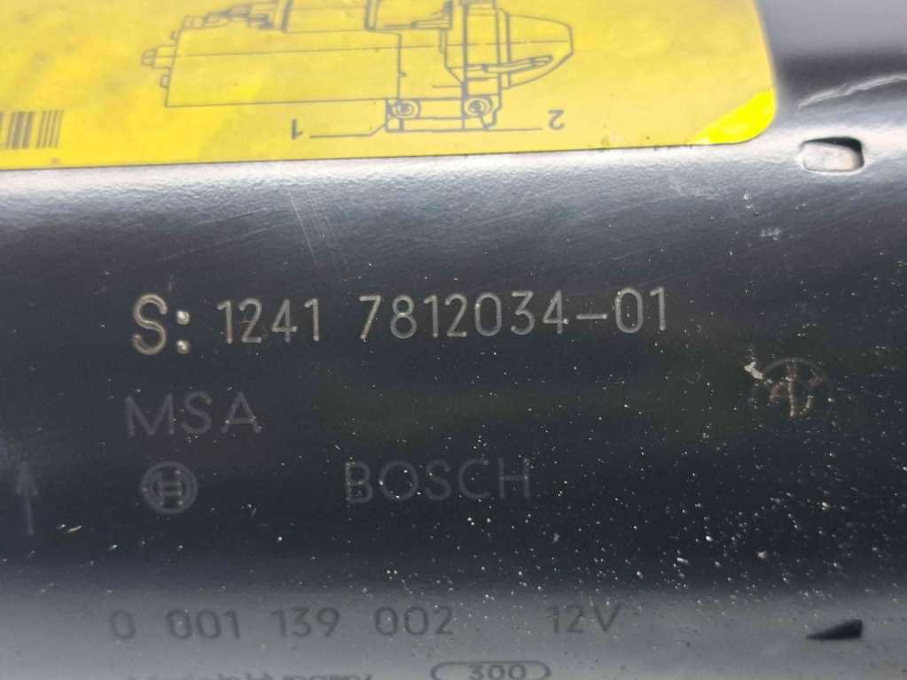 Electromotor 12 dinti Bmw 1 (E81, E87) [Fabr 2004-2010] 7812034 0001139002 2.0 N47 105KW / 140CP 2.0 N47105KW / 140CP