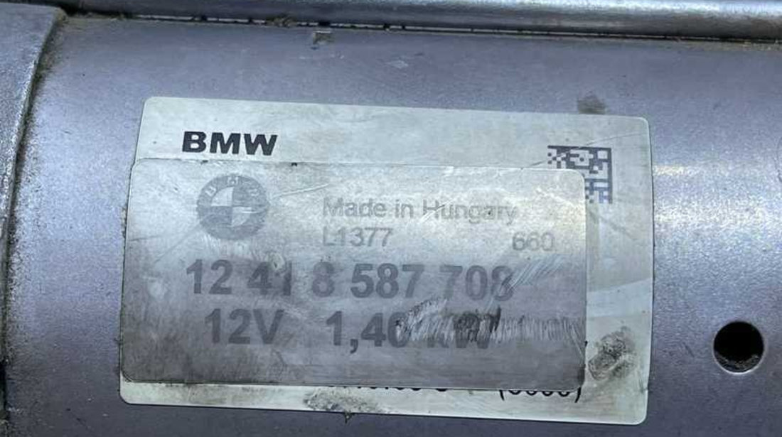 Electromotor 12 Dinti BMW Seria 3 F30 F31 F80 330 335 3.0 D 2011 - 2019 Cod 8587708 12418587708