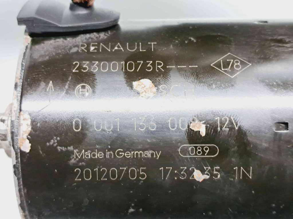 Electromotor 12 dinti Renault Megane 3 Combi [Fabr 2008-2015] 233001073R 1.5 DCI K9K636 81KW / 110CP 1.5 DCI K9K63681KW / 110CP