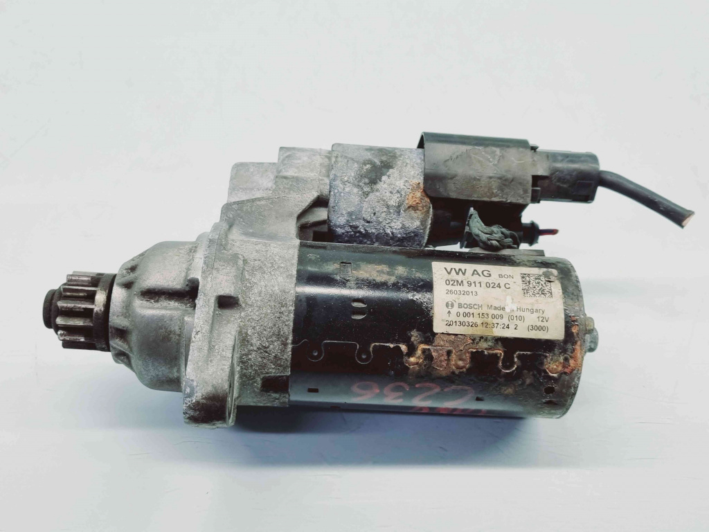 Electromotor 13 dinti cu Start/Stop AUDI A3 (8P1) [Fabr 2003-2012] 02M911024C 0001153009 2.0 TDI CFGC130KW / 177CP