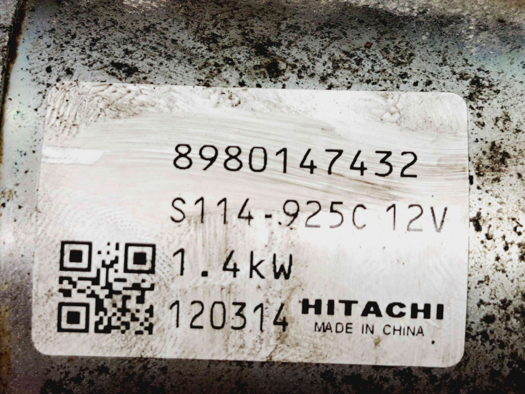 Electromotor 13 dinti Opel Meriva B [Fabr 2010-prezent] 8980147432 1.7 CDTI A17DTS 1.7 CDTI A17DTS80KW / 109CP