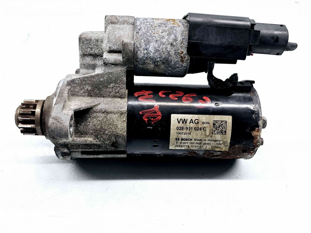 Electromotor 13 dinti Volkswagen Passat B6 (3C2) [Fabr 2005-2010] 02E911024C 2.0 TDI CFGC130KW / 177CP
